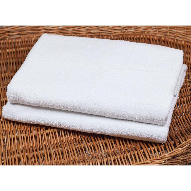 Ręcznik Gładki 50X90 biały (500GSM)