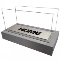 Biokominek Home szary strukturalny