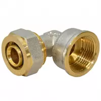 Kolanko pex 16x1/2 gw-system skręcany