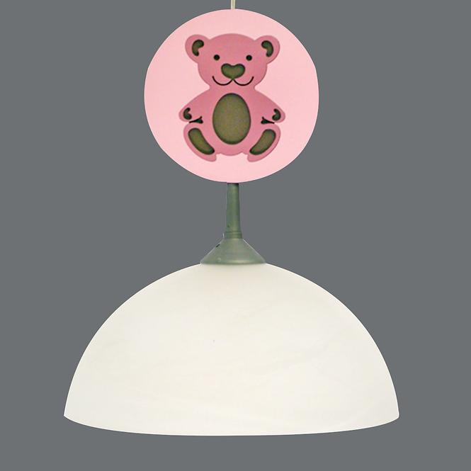 Lampa Miś różowy L1K-012 LW1