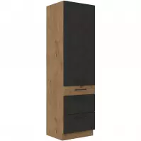 Szafka kuchenna VIGO grafit mat 60DKS-210 3S 1F