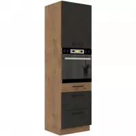 Szafka kuchenna VIGO grafit mat 60DPS-210 3S 1F