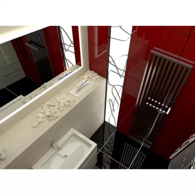 Biokominek wolnostojący Stainless biały połysk