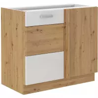 Szafka kuchenna ARTISAN biały połysk 90ND 1F BB