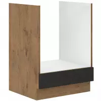 Szafka kuchenna VIGO grafit mat 60D GAZ BB