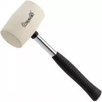 Młotek blacharski 230 g, guma biała, trzonek metalowy