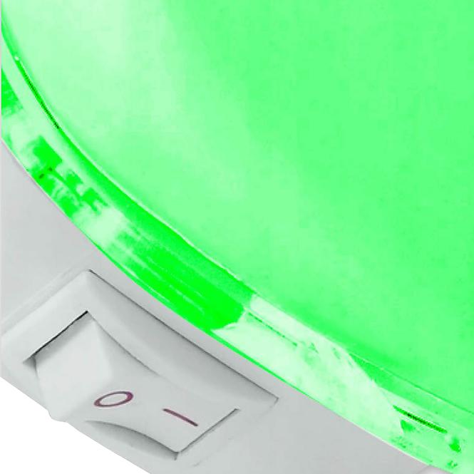Lampa wtykowa Serce HL992L0,4W Green