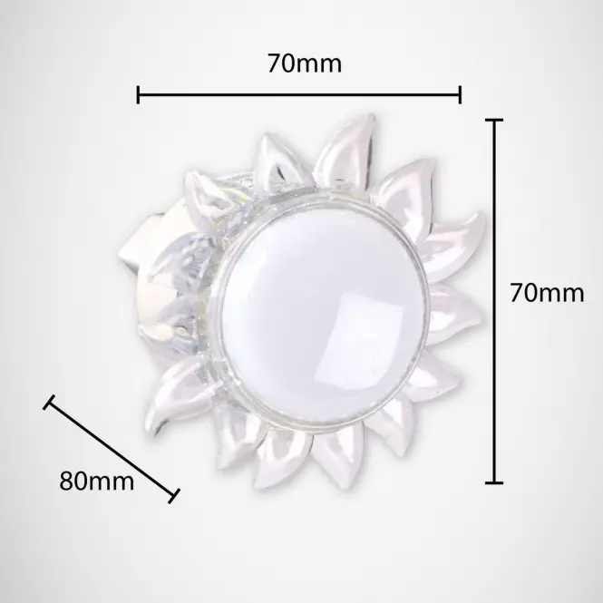 Lampka wtykowa Słońce HL991L 0,4W White