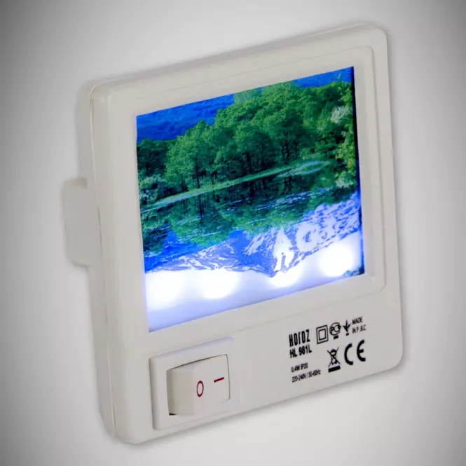 Lampka wtykowa Simpson Hl981l 02554 white