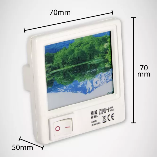 Lampka wtykowa Simpson Hl981l 02554 white