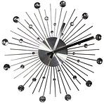 Zegar ścienny crystals srebrny śr. 50cm