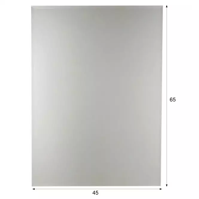Lustro łazienkowe fazowane 1,5cm 45x65