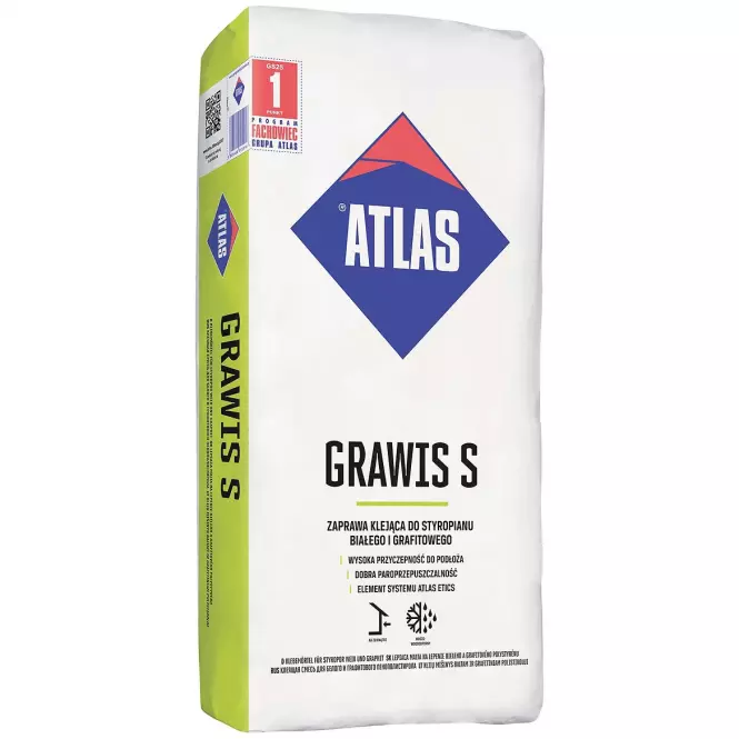 Atlas Grawis S zaprawa klejąca do styropianu  25kg
