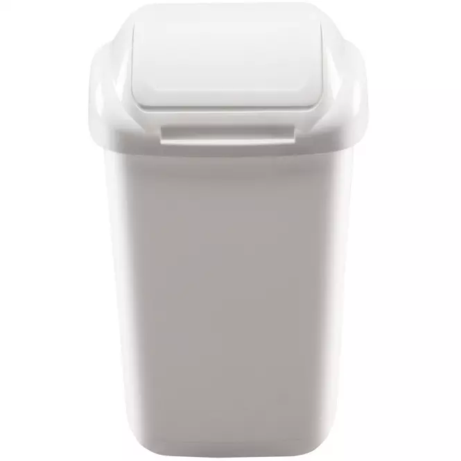 Kosz standard 15 l biały 606-01