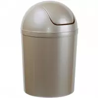 Kosz uchylny 5 l jasne srebro 506-05