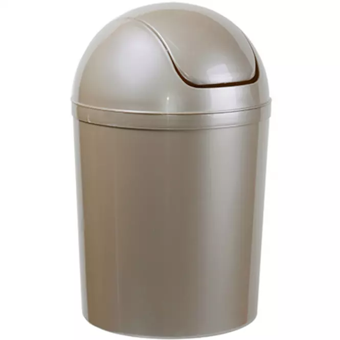 Kosz uchylny 5 l jasne srebro 506-05