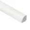 Ćwierćwałek PCV 13x13x2500mm biały