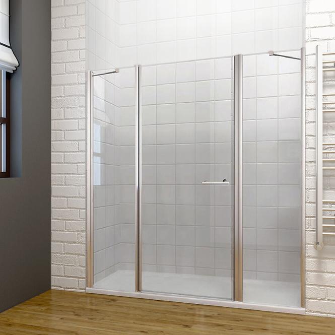 Drzwi prysznicowe Lily 160X195 czyste chrom