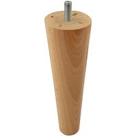Noga meblowa drewniana 150/50-25 mm stozek buk