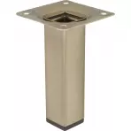 Noga meblowa kwadratowa 10 cm inox