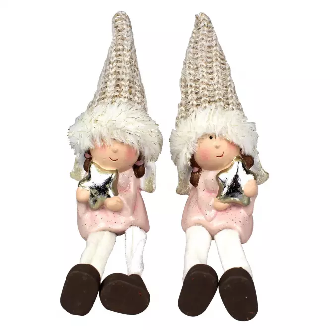 Anioł ze zwisającymi nogami 25 cm (różne wzory)