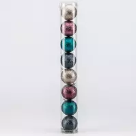 Bombki 5 cm (8 szt.) (różne kolory) 39112