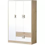 Szafa Nico 120 biały/dąb jasny nr-3