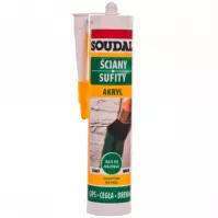 Soudal Uszczelniacz Akrylowy Acryrub Biały 280ml