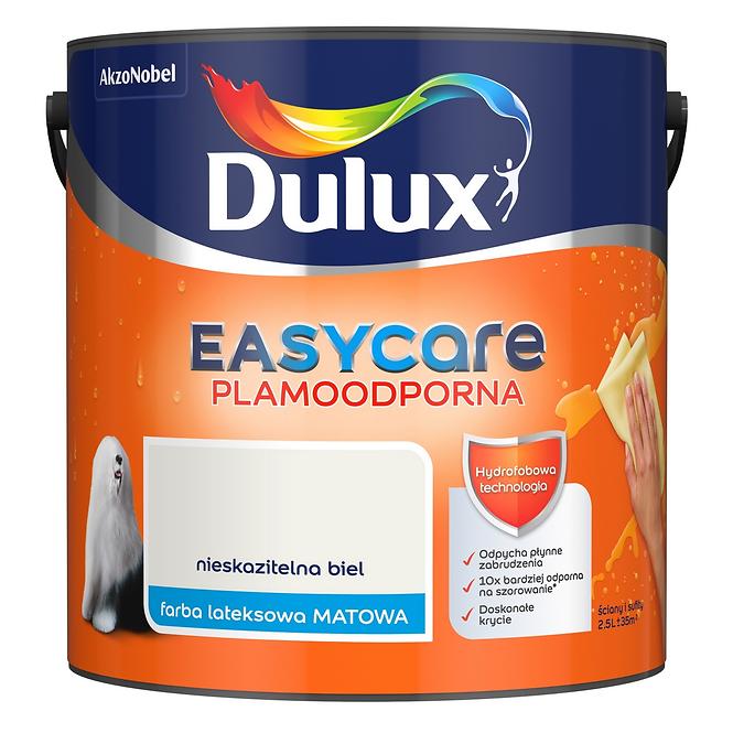 Dulux EasyCare Plamoodporna Farba Nieskazitelna Biel 2,5l