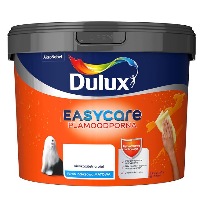 Dulux EasyCare Plamoodporna Farba Nieskazitelna Biel 9l