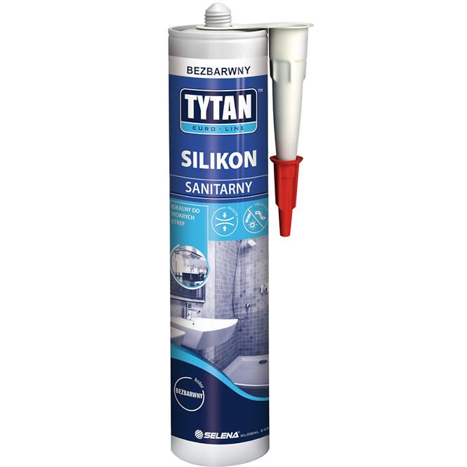 Tytan Euroline Silikon Sanitarny Bezbarwny 280ml