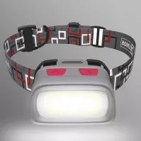 Latarka czołowa Cob + cree LED 3× AAA  P3531