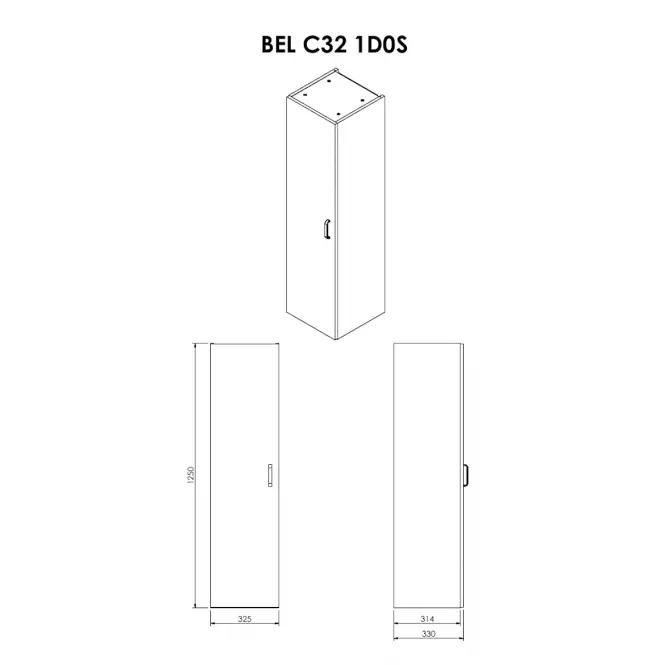 Słupek Bel C32 1D0S