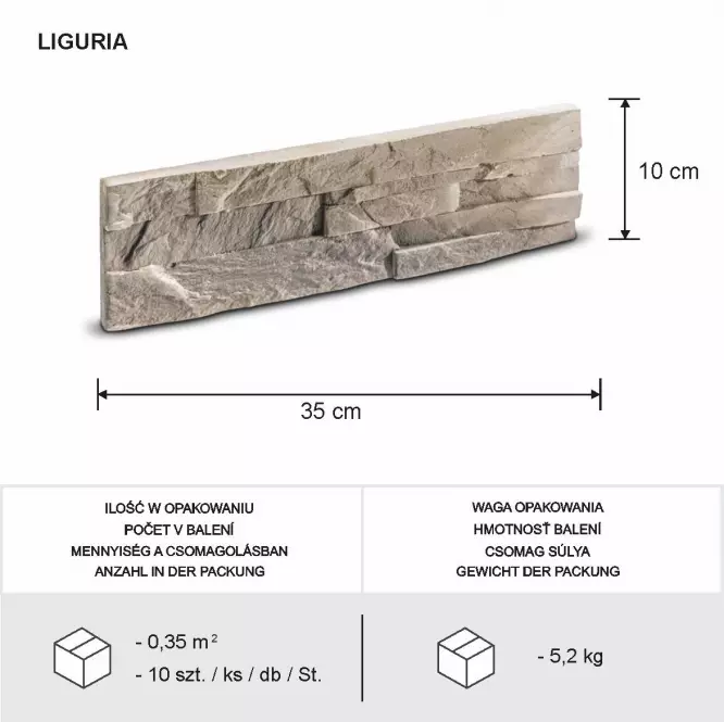 Kamień Gipsowy Liguria