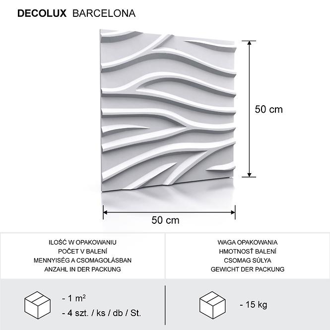 Panel Dekoracyjny 3D Barcelona