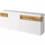 Komoda Silke 25 dąb wotan/biały połysk