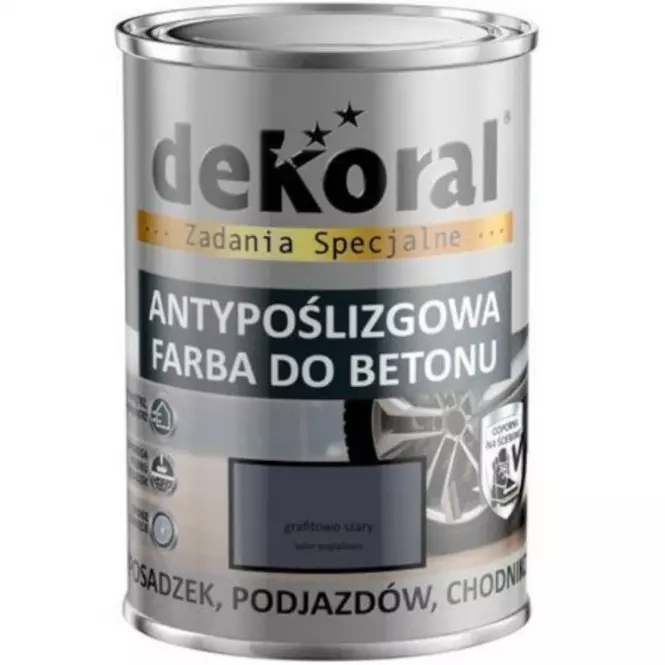 Farba do betonu akrylit B grafitowo-szary 0,75l