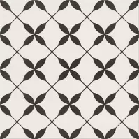 Gres Patchwork Clover Black Pattern 29,8/29,8