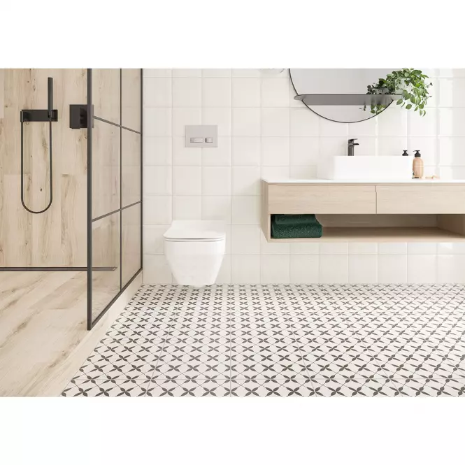 Gres Patchwork Clover Gray Pattern 29,8/29,8