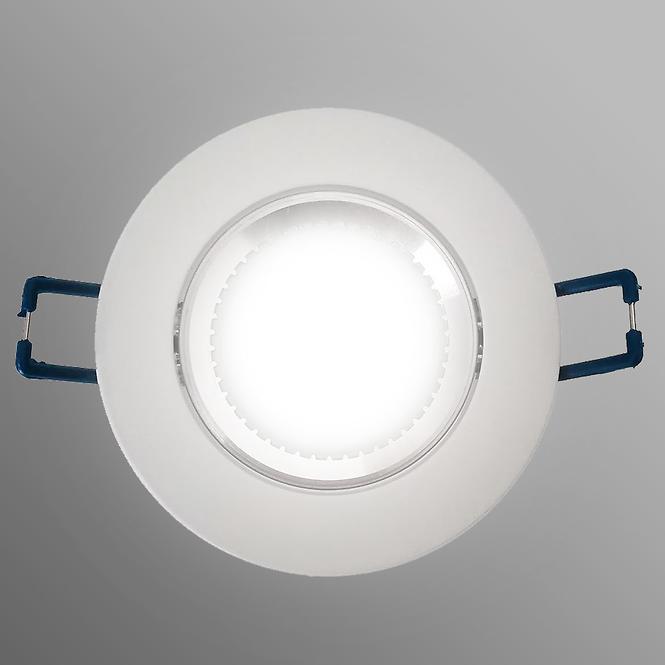 Lampa LED oczko biały matowy okrągły