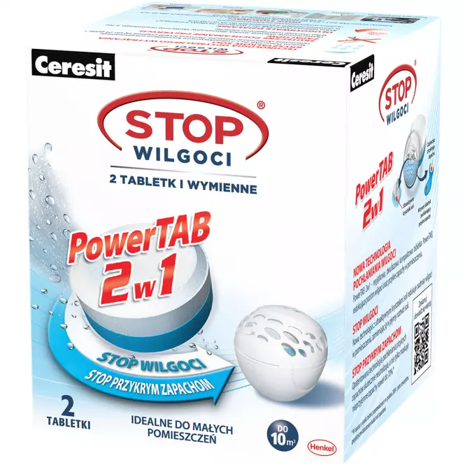 Tabletki Ceresit Stop Wilgoci Power Tab 2x300g