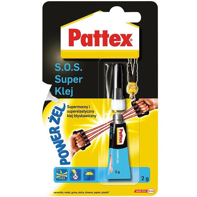 Pattex S.O.S. Super Power Klej  żel 2g