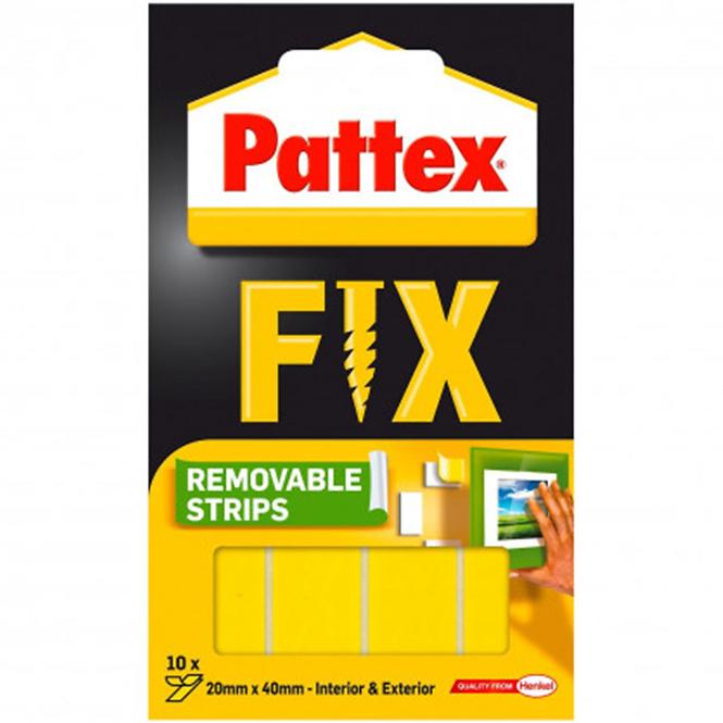 Pattex FIX Usuwalne paski montażowe 10szt.