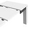 Stół rozkładany Brugia/Lenox EST45-C639 90/180x90,4 cm szary/biały połysk,5