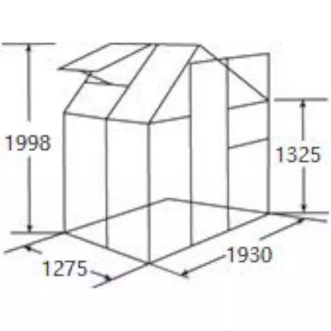 Szklarnia 1.93m x 1.27m