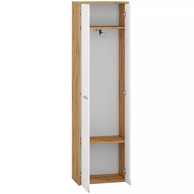 Szafa 190x54 Massi 01 dąb wotan/biały