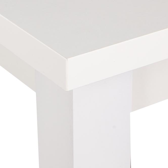 Stół rozkładany ST 120/160x80cm biały laminat