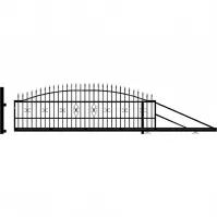 Brama przesuwna Tola 2 4m/1,44m prawa Zn+Ral9005