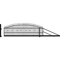 Brama przesuwna Tola 2 4m/1,44m prawa Zn+Ral9005