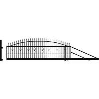 Brama przesuwna Tola 2 4m/1,44m prawa Zn+Ral9005